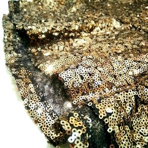 Gold Sequin Skirt